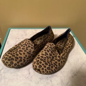 Rothy’s Size 4 Spotted Leopard Loafer Flats